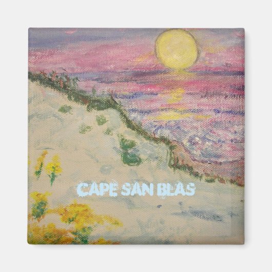 Cape San Blas Sunset Magneet (Voorkant)