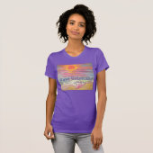 Cape San Blas - Zonnevrije strand T-shirt (Voorkant volledig)
