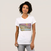Cape San Blas zonsondergang met zand duin T-shirt (Voorkant volledig)