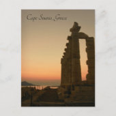 Cape Sounio, Griekenland - briefkaart (Voorkant)