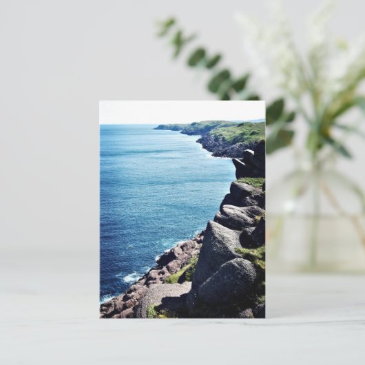 Cape Spear Cliffs Briefkaart (Staand voorkant)