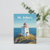 Cape Spear Lighthouse Canada Briefkaart (Staand voorkant)