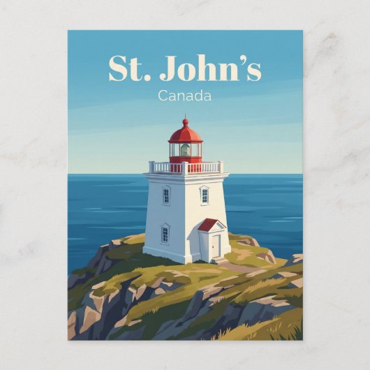 Cape Spear Lighthouse Canada Briefkaart (Voorkant)