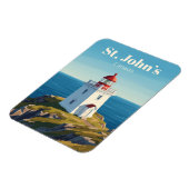 Cape Spear Lighthouse Canada Magneet (Linkerzijde)