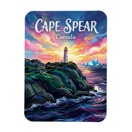 Cape Spear-vuurtoren Canada Magneet (Verticaal)