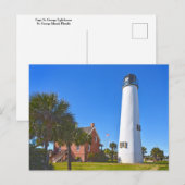 Cape St. George Lighthouse, Florida Briefkaart (Voorkant / Achterkant)