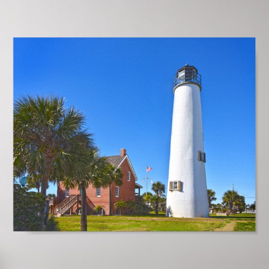 Cape St. George Lighthouse, Florida Poster (Voorkant)
