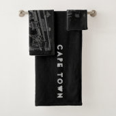 Cape Town Architecture Bakery Building Sketch Bad Handdoek (Insitu)