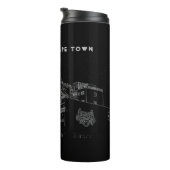 Cape Town Architecture Bakery Building Sketch Thermosbeker (Geroteerd rechts)