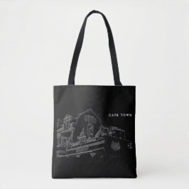 Cape Town Architecture Bakery Building Sketch Tote Bag