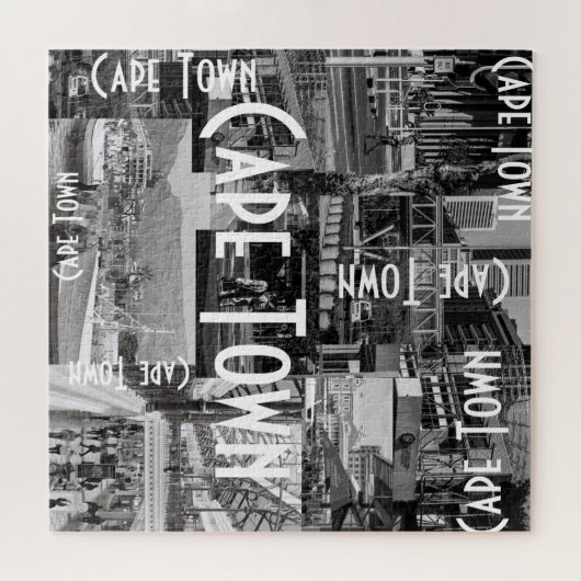 Cape Town Architecture Cityscape Monochrome Legpuzzel (Horizontaal)