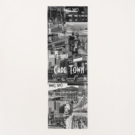 Cape Town Architecture Cityscape Monochrome Yogamat (Voorkant)