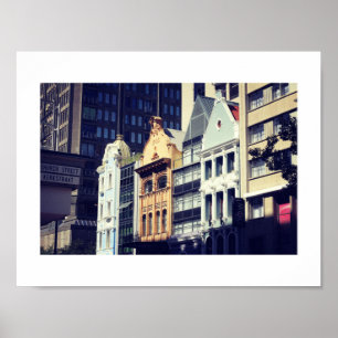 Cape Town Architecture Street Uitzicht Poster