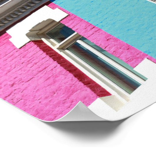 Cape Town Bo-Kaap Architecture South Africa SA. Poster (Hoek)