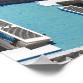 Cape Town Bo-Kaap Architectuur Zuid-Afrika ZA Poster (Hoek)