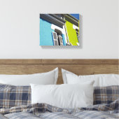 Cape Town Bo-Kaap South Africa SA Architecture Canvas Afdruk (Insitu (Slaapkamer))