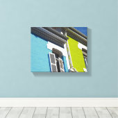 Cape Town Bo-Kaap South Africa SA Architecture Canvas Afdruk (Insitu (Houten vloer))