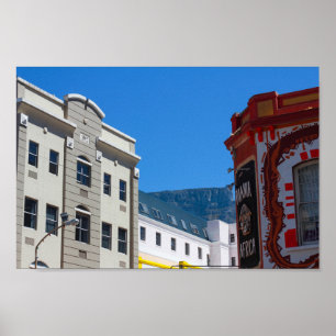 Cape Town Cityscape Architecture City South Africa Poster
