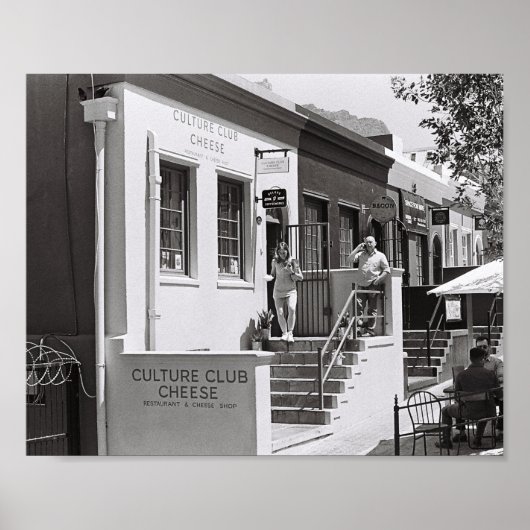 Cape Town Cityscape Architecture South Africa ZA Poster (Voorkant)