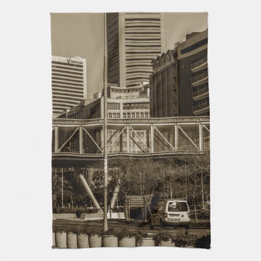 Cape Town Cityscape Architecture ZA Zuid-Afrika Theedoek (Verticaal)