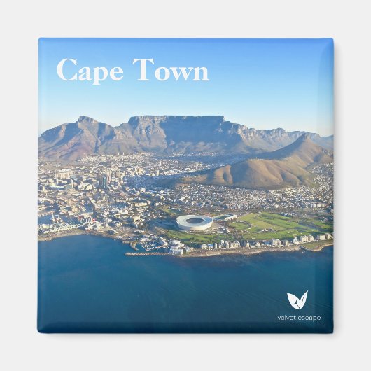 Cape Town fridge magnet van Velvet Escape (Voorkant)