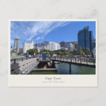 Cape Town-kanaal en stadsgezicht