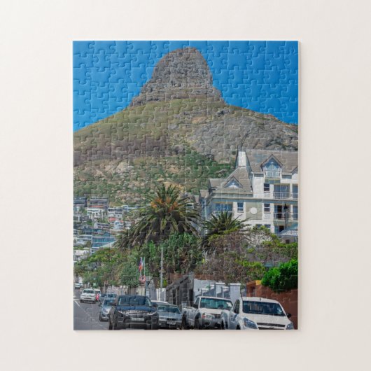 Cape Town Lion's hoofd Cityscape Architecture Legpuzzel (Verticaal)