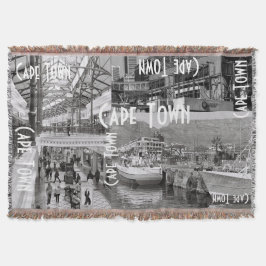 Cape Town Monochrome Cityscape Architecture Deken