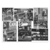 Cape Town Monochrome Cityscape Architecture Tafelkleed (Voorkant (Horizontaal))