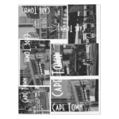 Cape Town Monochrome Cityscape Architecture Tafelkleed (Voorkant)