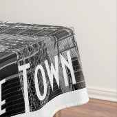 Cape Town Monochrome Cityscape Architecture Tafelkleed (Voorbeeld)