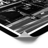 Cape Town Monochrome Cityscape Lifestyle Poster (Hoek)