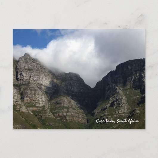 Cape Town Mountains Briefkaart (Voorkant)