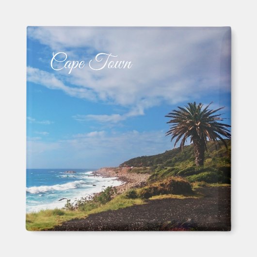 Cape Town Palm Beach Landschap Magneet (Voorkant)