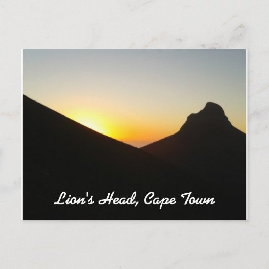 Cape Town Post Card Briefkaart (Voorkant)