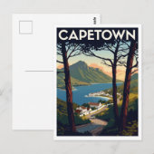 Cape Town – Scenic Coastal View Art Print Briefkaart (Voorkant / Achterkant)