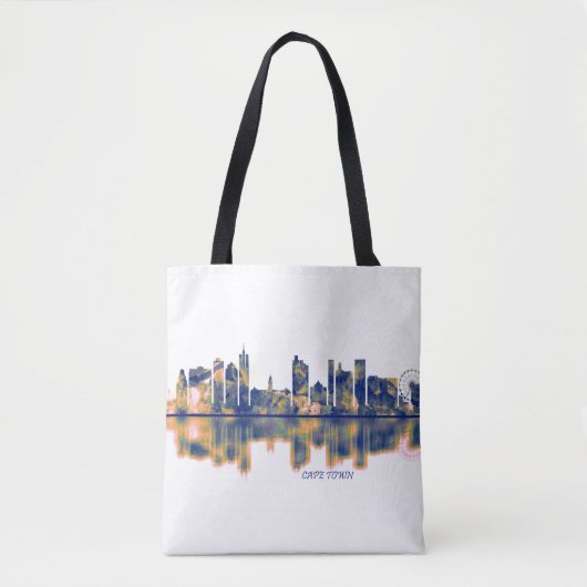 Cape Town Skyline Tote Bag (Voorkant)