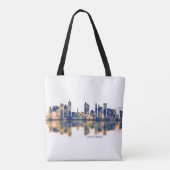 Cape Town Skyline Tote Bag (Achterkant)