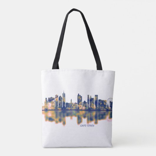 Cape Town Skyline Tote Bag (Achterkant)