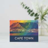 Cape town south africa briefkaart (Staand voorkant)