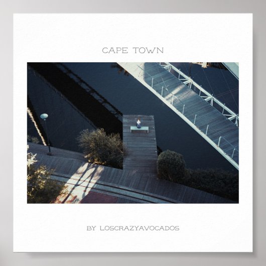 Cape Town South Africa City Architecture Poster (Voorkant)