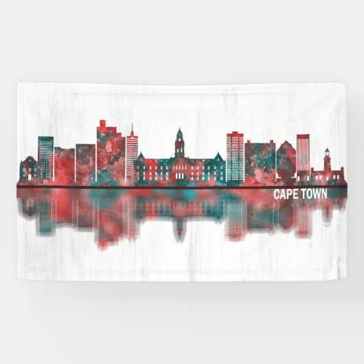 Cape Town South Africa Skyline Spandoek (Horizontaal)