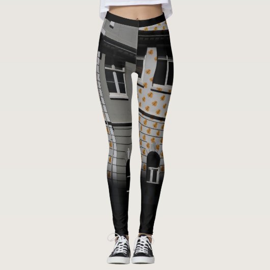 Cape Town straatbeeld Leggings (Voorkant)