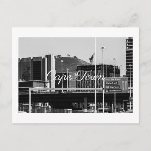 Cape Town Table Mountain Signal Hill Cityscape Briefkaart