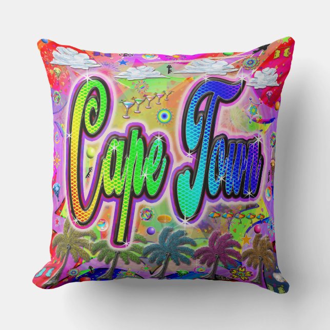 Cape Town Vista Express Kussen (Voorkant)