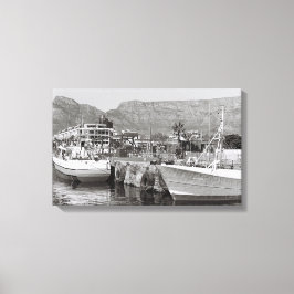 Cape Town Waterfront Harbour Canvas Afdrukken