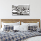 Cape Town Waterfront Haven Canvasprint Canvas Afdruk (Insitu (Slaapkamer))