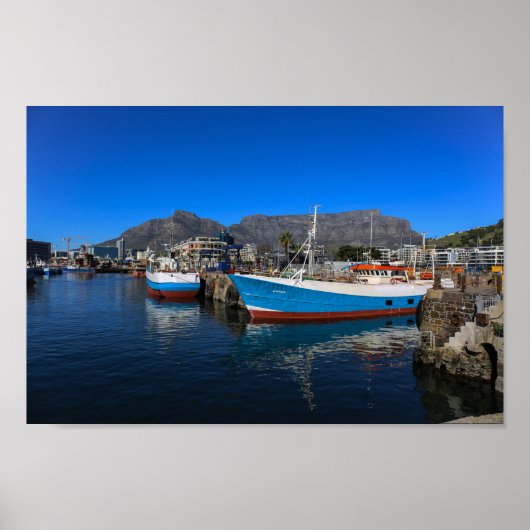 Cape Town Waterfront South Africa SA Architecture Poster (Voorkant)