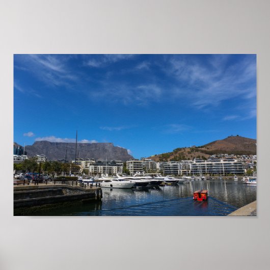 Cape Town Waterfront South Africa SA Architecture Poster (Voorkant)