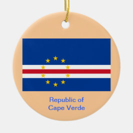CAPE VERDE* Aangepaste kerstversiering Keramisch Ornament
